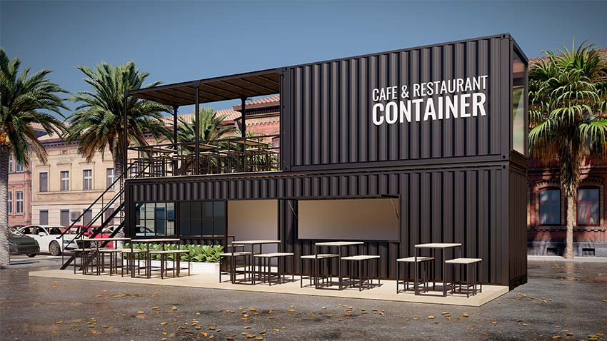 Contenedor Cafetería