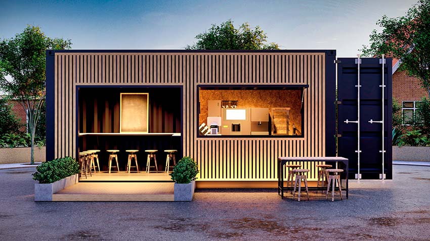 Contenedor restaurante