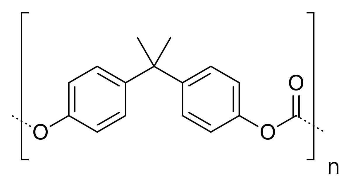 Fórmula molecular del policarbonato