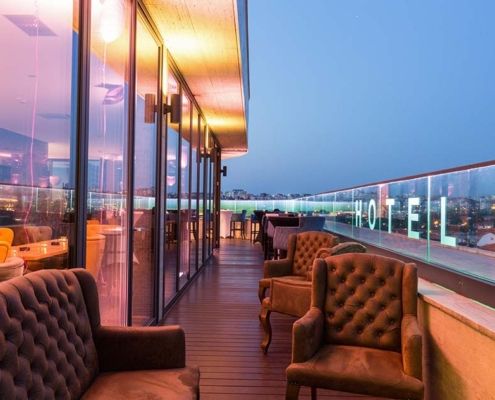 barandilla de vidrio para azotea