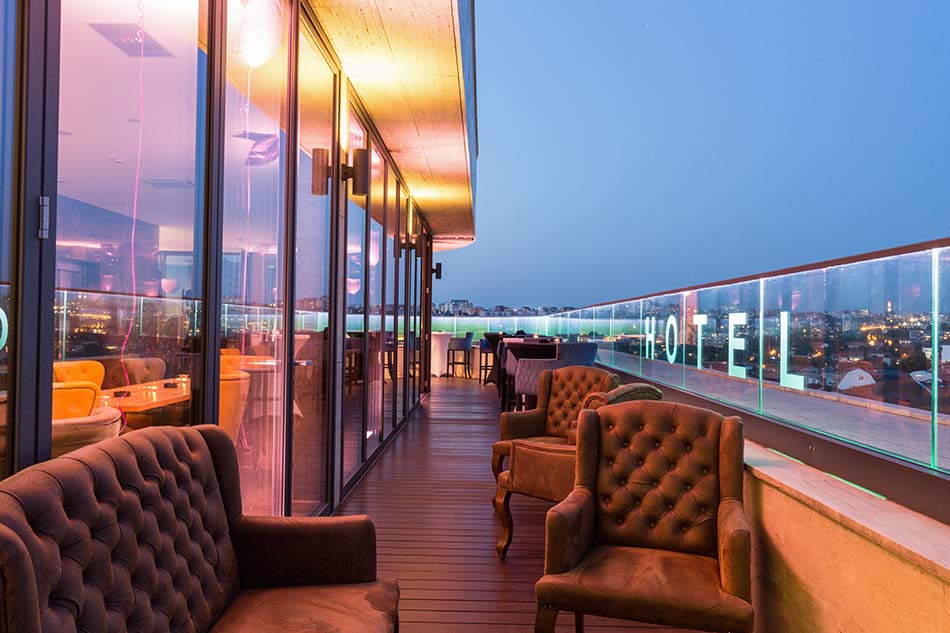 barandilla de vidrio para azotea