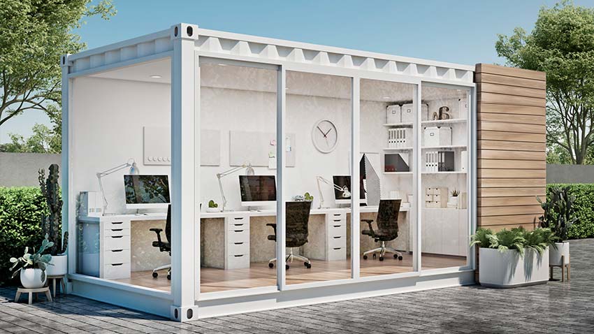 contenedor oficina