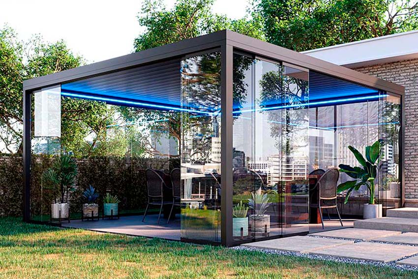 Cortinas de cristal para Terrazas