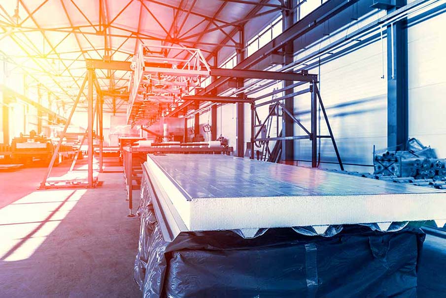 Cómo se fabrica un panel-sándwich