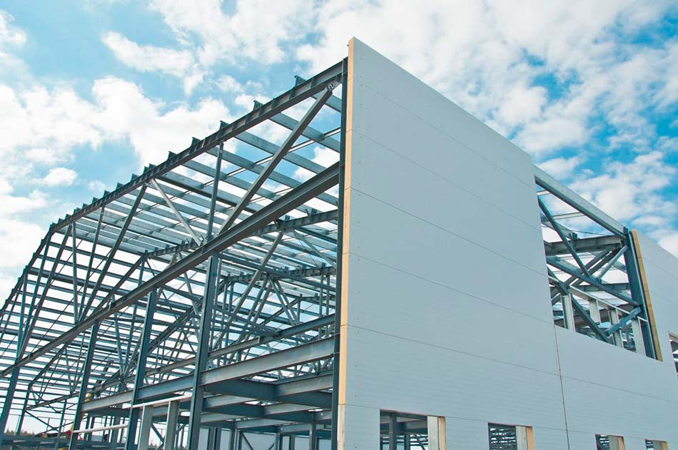 panel-sándwich en la construcción