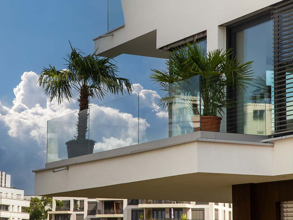 Barandilla cristal para terrazas