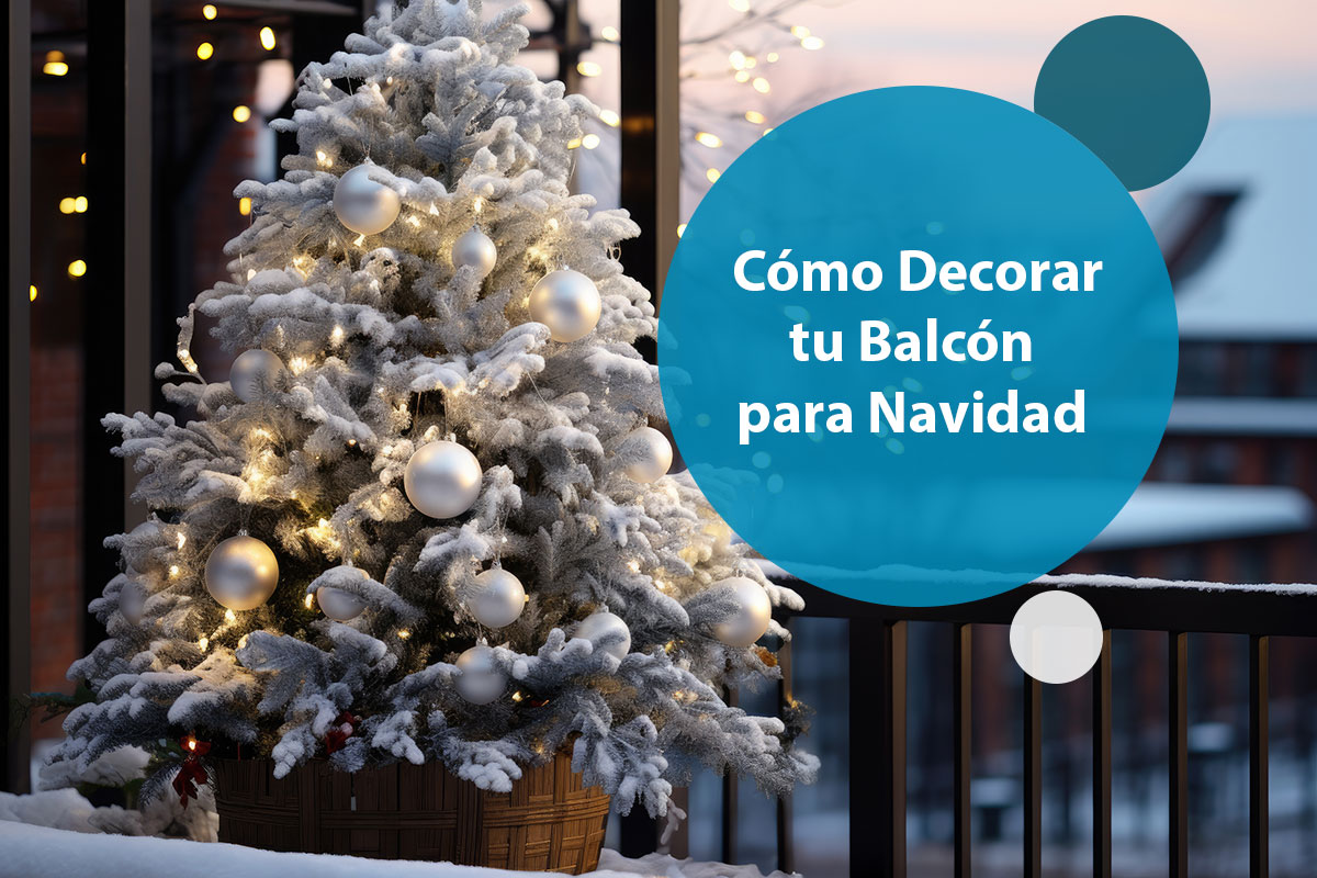 Cómo Decorar tu Balcón para Navidad