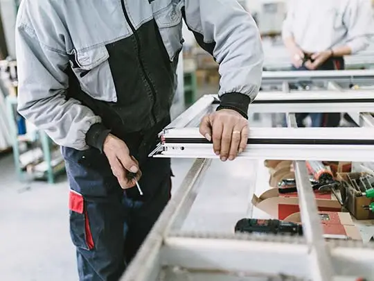 Fabricación de ventanas de aluminio