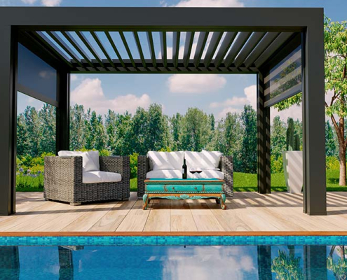 pérgolas bioclimáticas