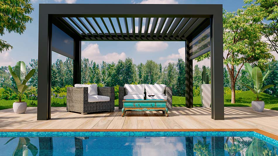 pérgolas bioclimáticas