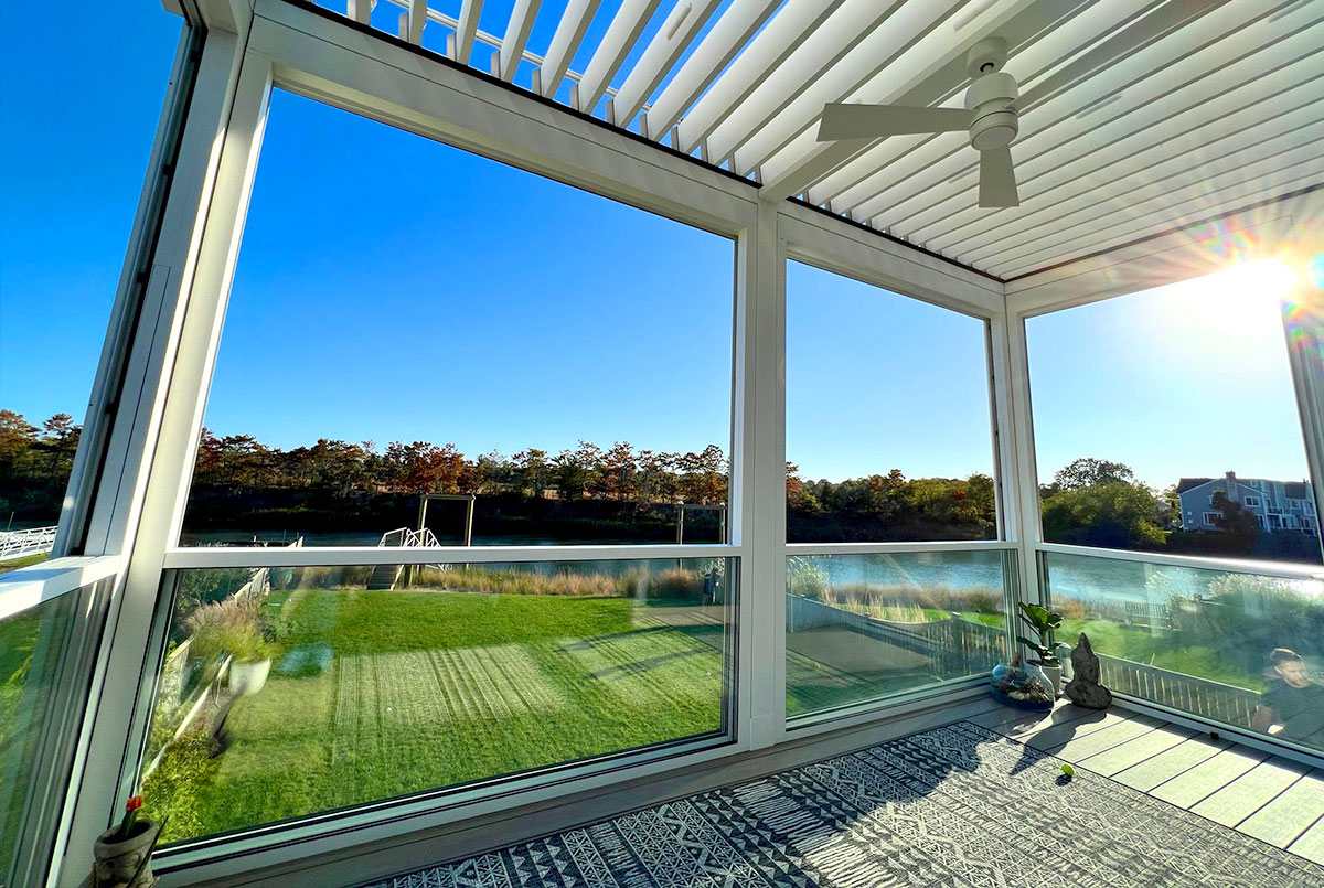 Guillotinas de Vidrio Cortavientos