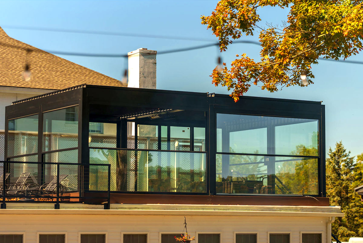 Vista de Guillotinas de Vidrio