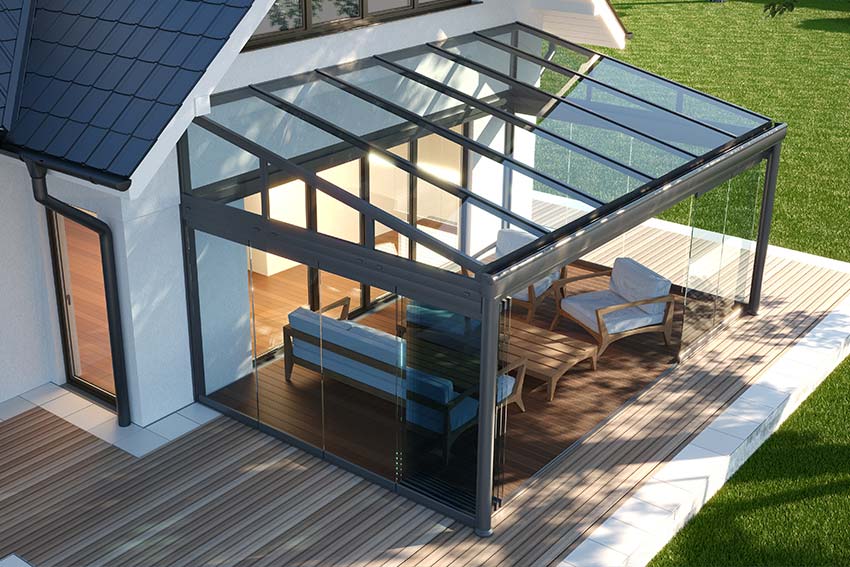 Cortinas de cristal para porches