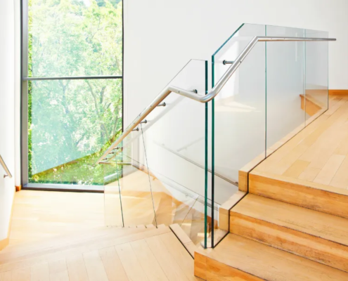 Cristal barandilla sin perfil