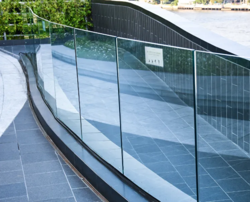 barandilla transparente exterior