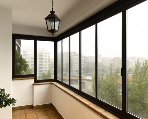 Cortinas de Cristal con Cámara de Aire