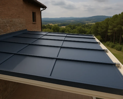 Techo móvil panel sandwhich