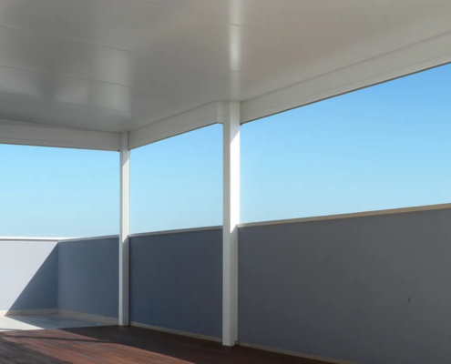 techado fijo con panel sándwich