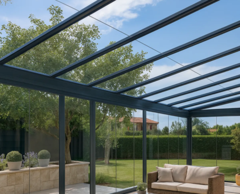 techos fijos de cristal