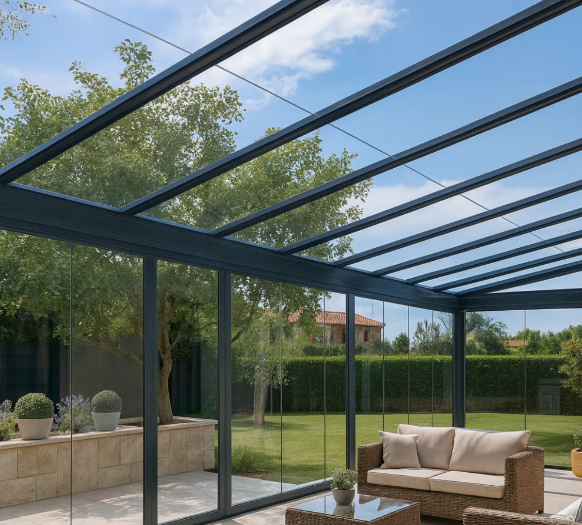 techos fijos de cristal