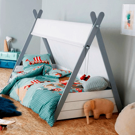Decorar habitación infantil con una cama