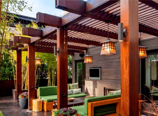 Techado para terraza, patio o porche