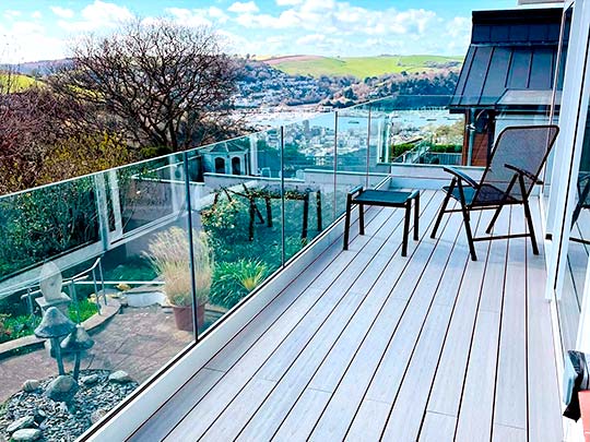 barandillas de cristal para terraza
