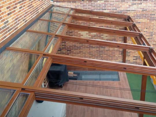 cerramiento abatible de techo