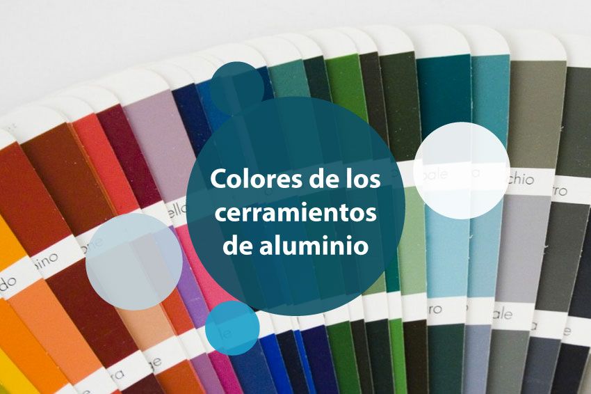 cerramientos de aluminio colores