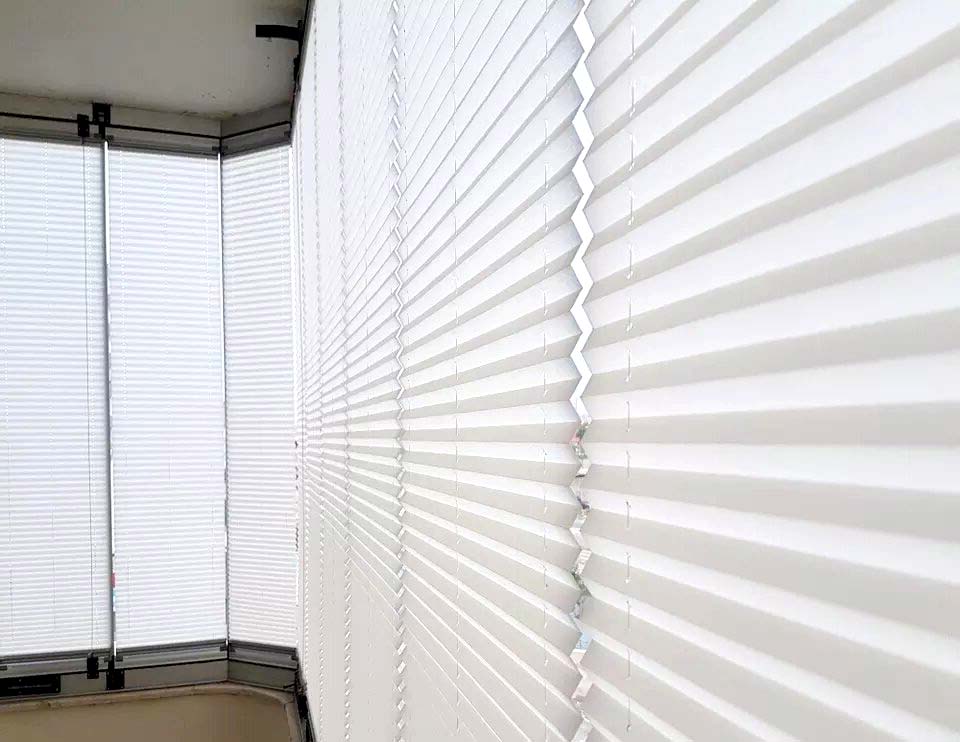 persianas plisadas para cortinas de cristal