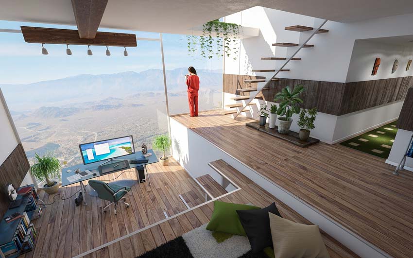 ventanas en casas de alta gama